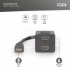 Digitus Kabel rozdzielacz/splitter HDMI HighSpeed 1080p 24Hz FHD Typ HDMI A/2xHDMI A M/Ż 0,2m Czarny